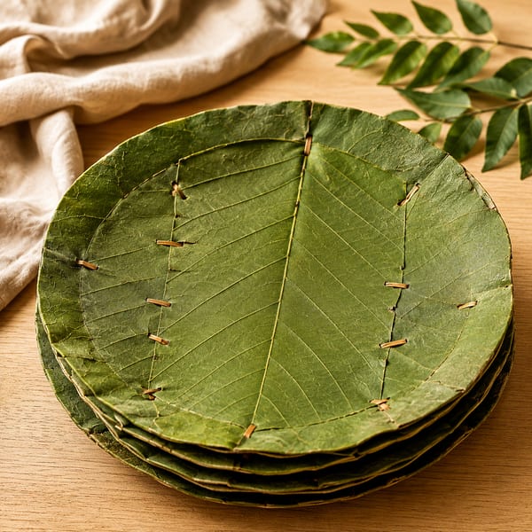 Breakfast Leaf Plates | 25 Pieces per pack